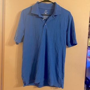 Blue “George” collared polo shirt